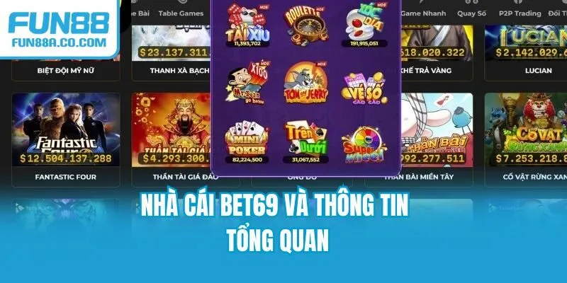 Nhà cái BET69 và thông tin tổng quan